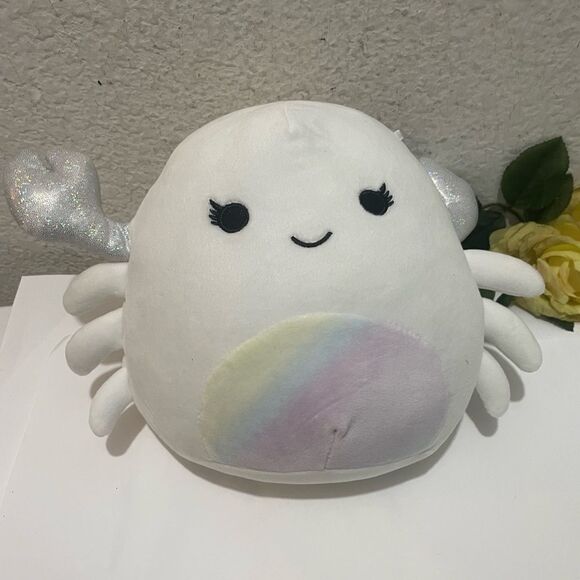 8” Squishmallows “Magela The White Crab” Sea Life Squad - Picture 6 of 6